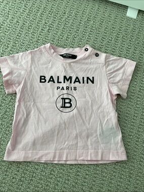 Balmain Baby Pink t-shirt 9M